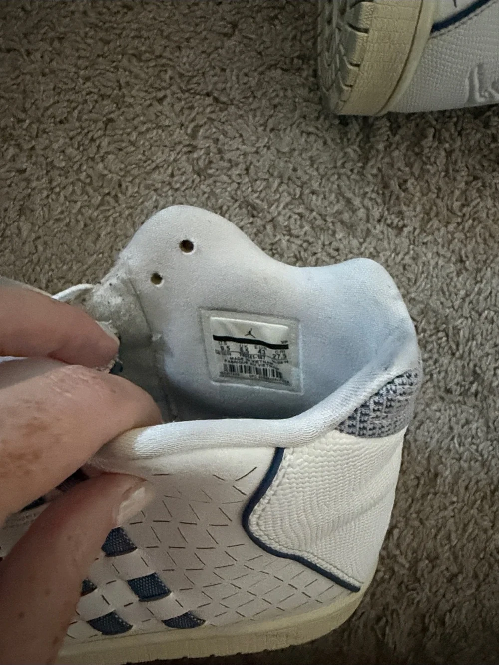 Jordan breathable perforated